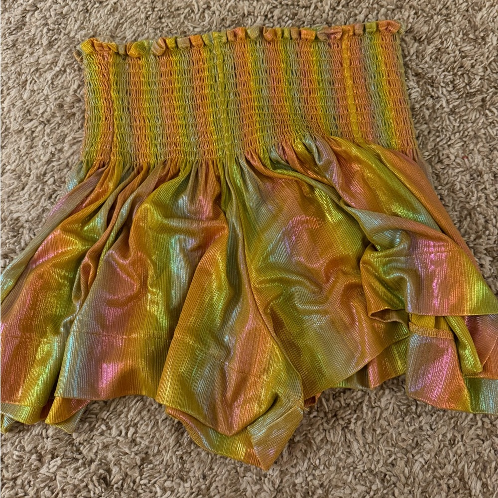 QUEEN OF SPARKLES- Rainbow Shorts